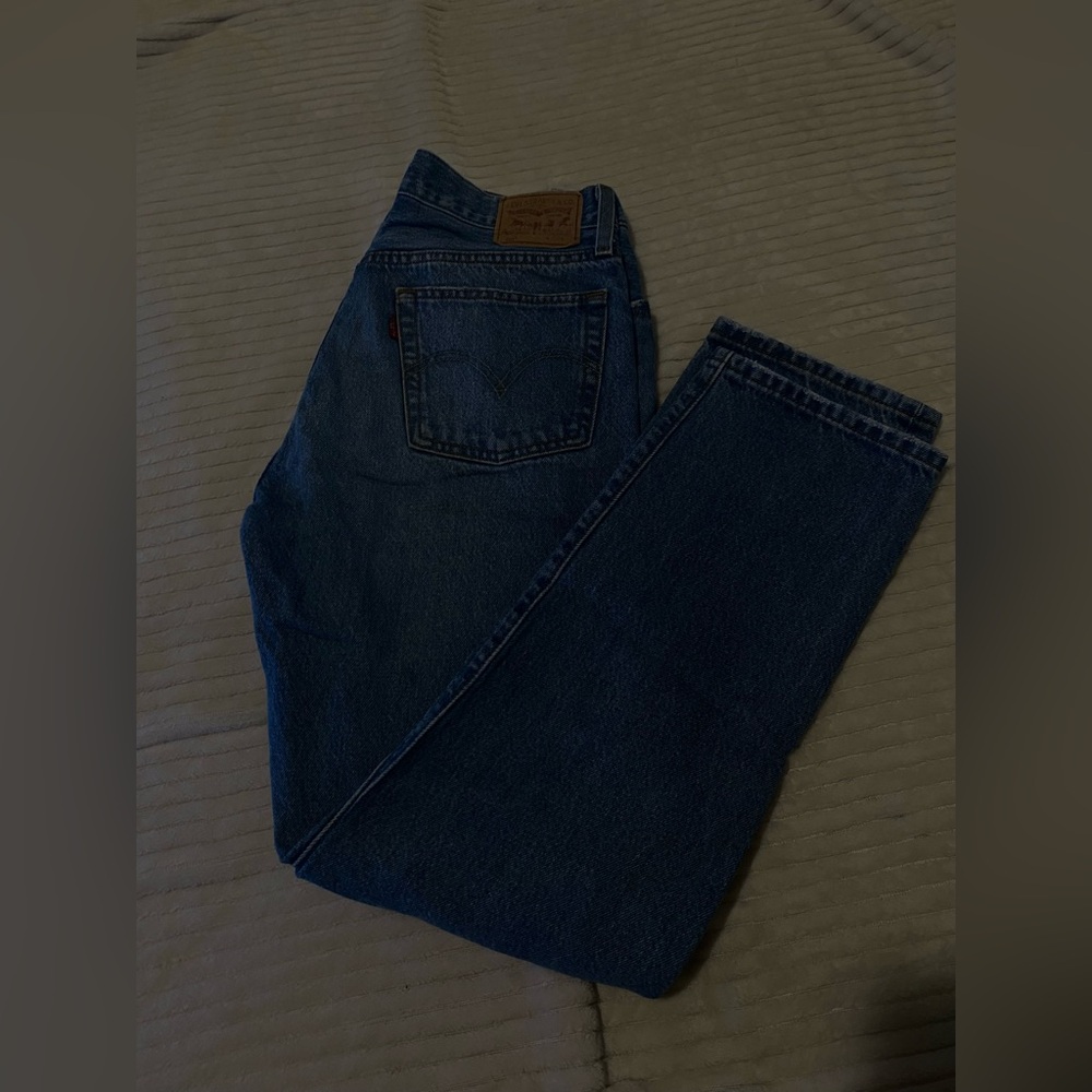 Woman Blue Jeans